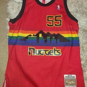 Mitchell and Ness Denver Nuggets Dikembe Mutombo size L